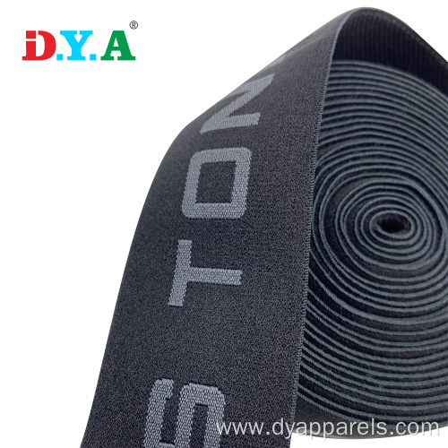 Eco-friendly jacquard waistband elastic band for underwear